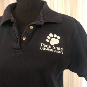 Men’s Penn State Blue Polo Large Lion Ambassadors